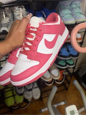Nike Dunks Pink & White